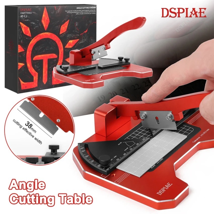 Workshop Hand Tools - DSPIAE AT-CJ 固定角切断テーブルステーションハンドツールセット精密作業アルミ合金ホビー DIY 改造モデルツール
