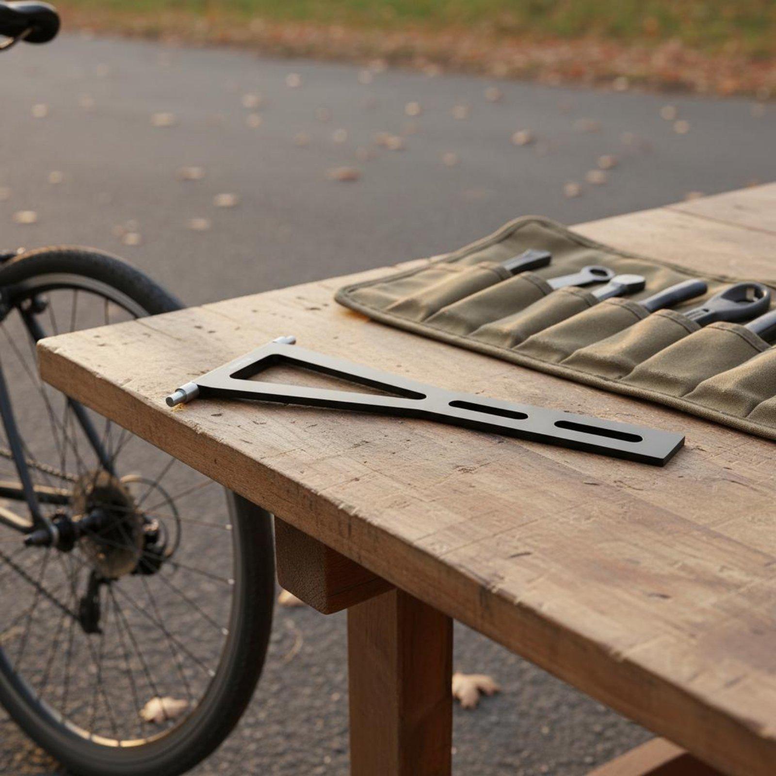 Workshop Tools Center - 自転車用ホイール調整ツール、ホイールセンタリングゲージ。ホイール修正スタンド、アライメント作業、精密工具として使用。