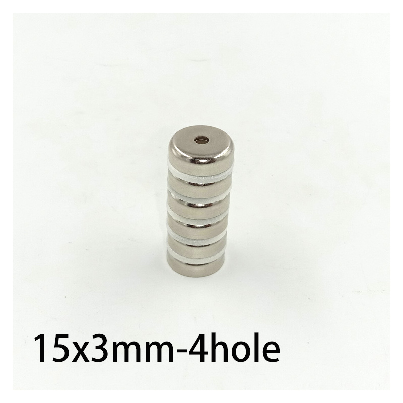 5/10/20個の磁石、15x3mm、中心穴4mm、簡単に固 - Workshop Tools Center のレビューと価格