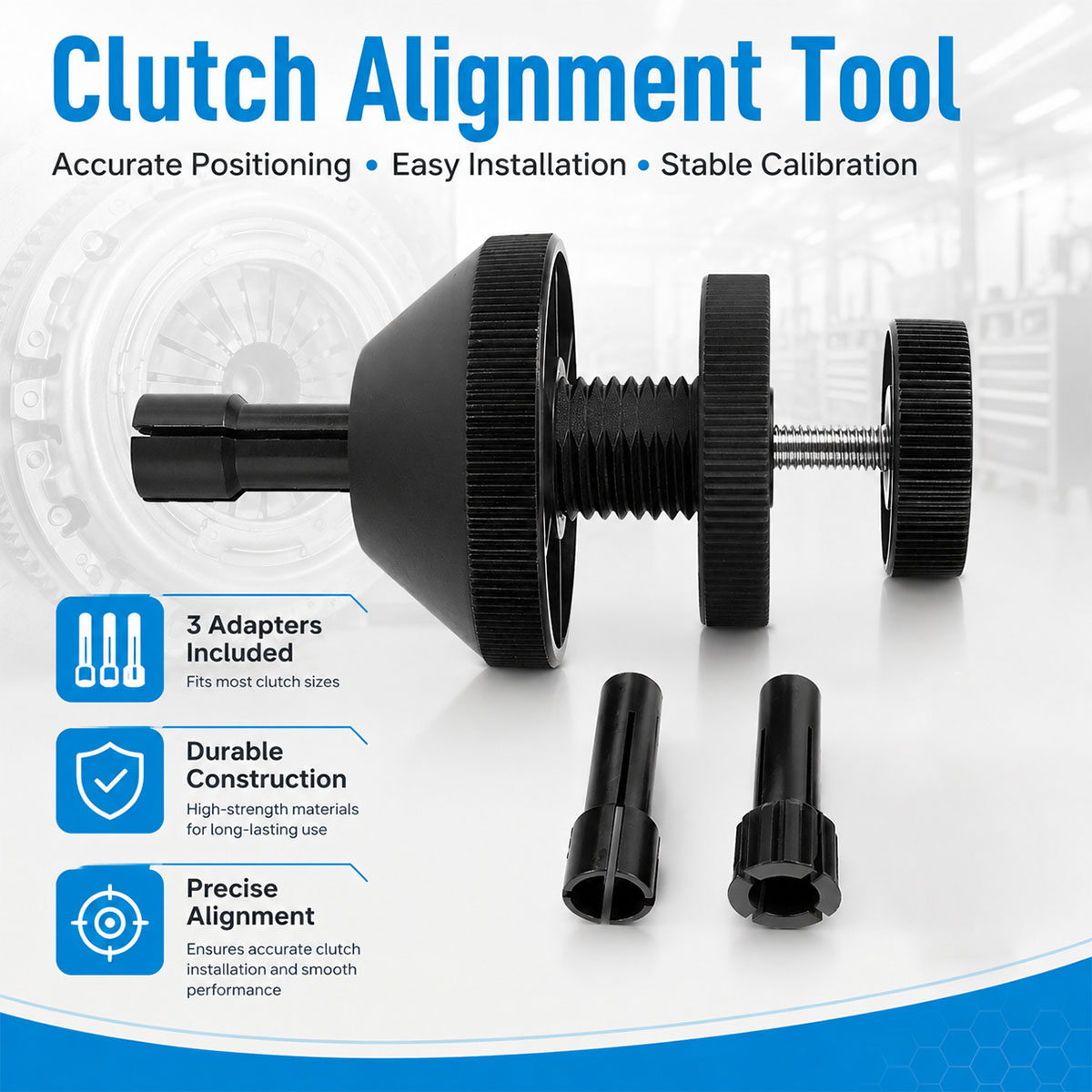1/2/4P クラッチアライメントツールユニバーサル調整可能 - Workshop Tools Center のレビューと価格