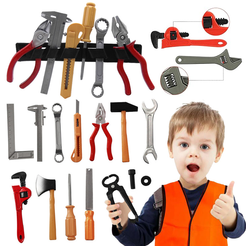 ミニ修理おもちゃ子供パズルおもちゃプラスチックハンズオン能力 - Workshop Tools Toy のレビューと価格