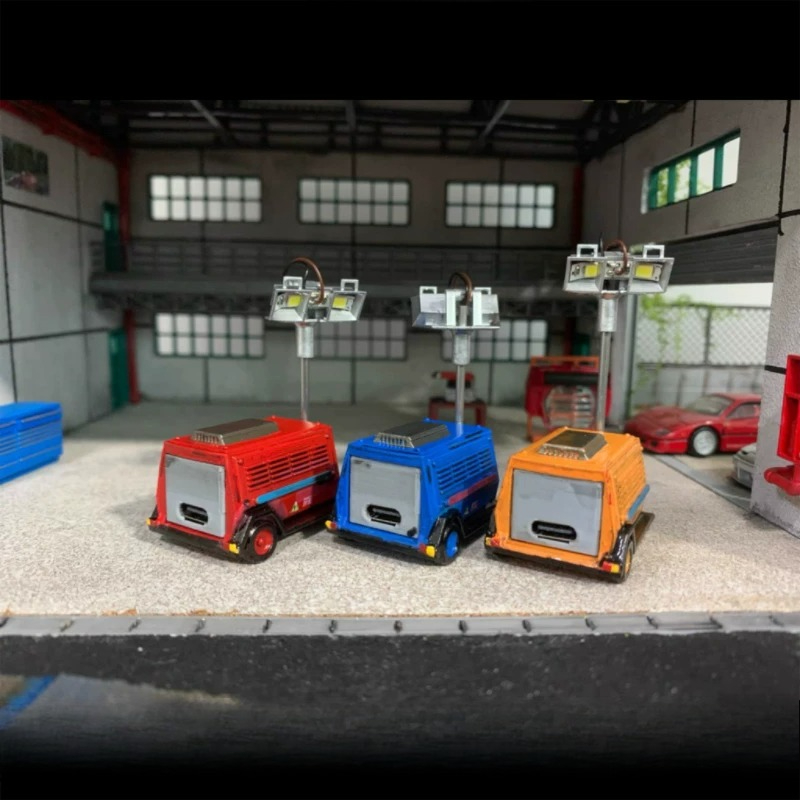 ジオラマ 1/64スケール 車庫小道具 シミュレーション モ - Workshop Tools Toy のレビューと価格