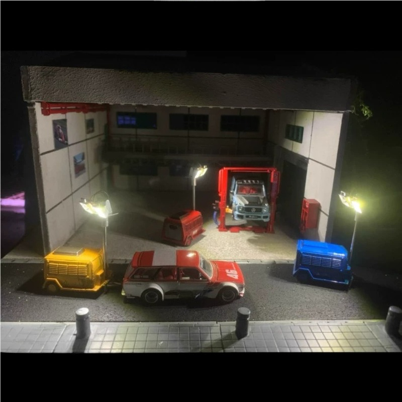 ジオラマ 1/64スケール 車庫小道具 シミュレーション モ - Workshop Tools Toy のレビューと価格