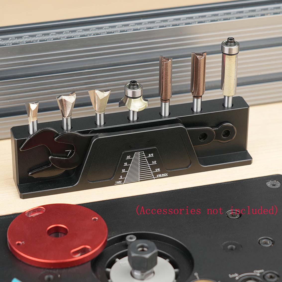 アルミ合金製ルータービットディスプレイスタンド木工工具オーガ - Tools For Woodworking Workshop のレビューと価格