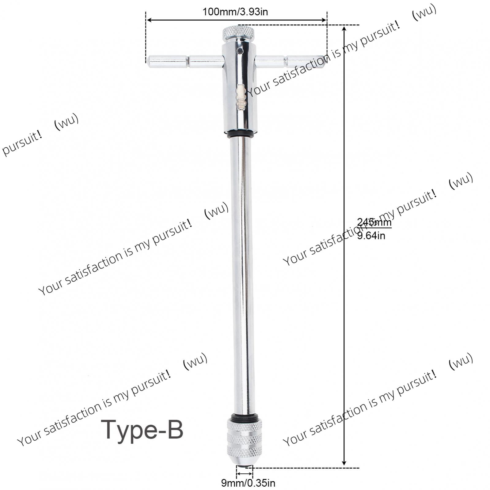 調整可能なM3-M8 M5-M12ラチェットタップレンチ、M - Tools In Mechanic Workshop のレビューと価格