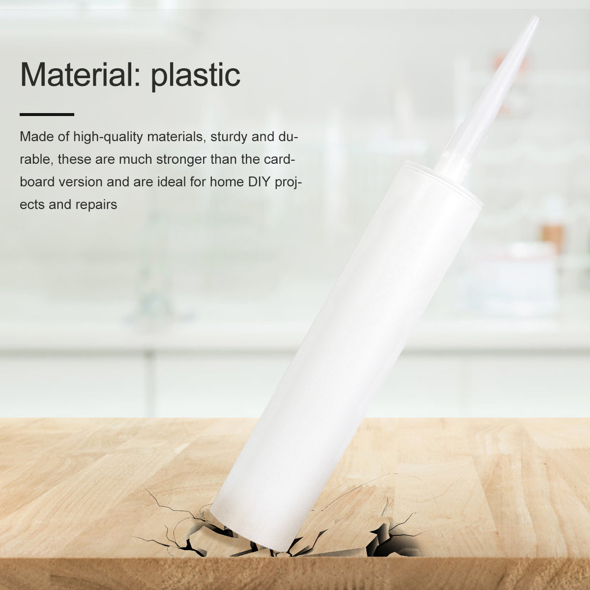 5個入り空の詰め替え可能なプラスチックコーキングチューブ、シ - Tools Youtube のレビューと価格