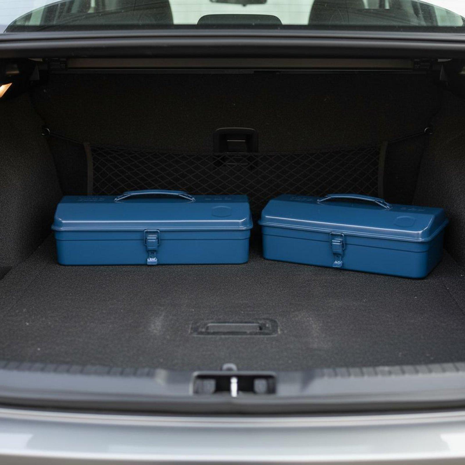 鉄製ツールボックス 重厚型頑丈な金属製収納箱 車載用ポータブ - Workshop Tools Car のレビューと価格