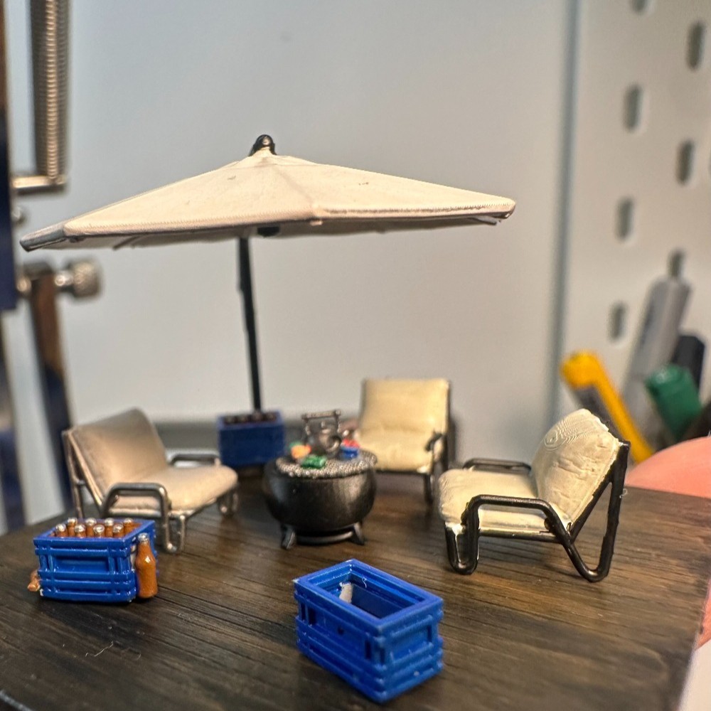 ジオラマ 1/64 レジャーテラス ミニチュアシーンモデル  - Workshop Tools Toy のレビューと価格