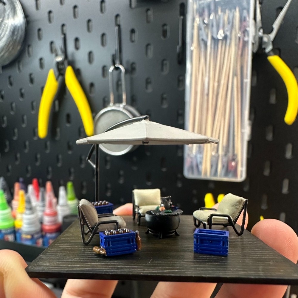 ジオラマ 1/64 レジャーテラス ミニチュアシーンモデル  - Workshop Tools Toy のレビューと価格