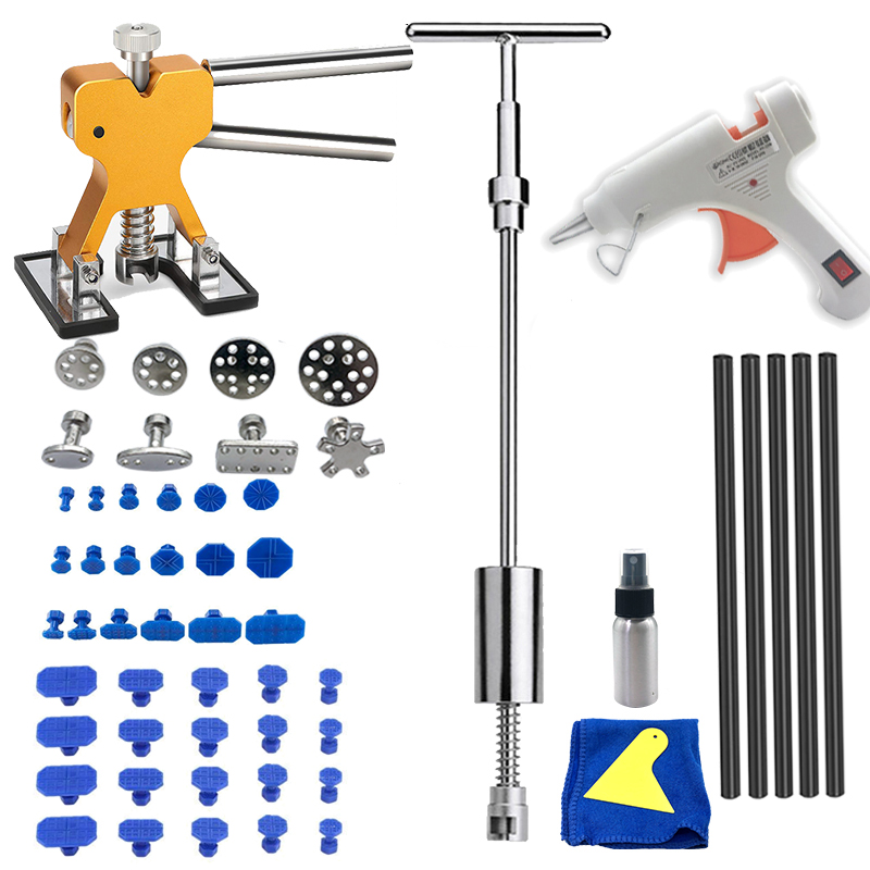 車のデント除去プーラーツール車体無塗装修理キット金属リバース - Workshop Hand Tools のレビューと価格