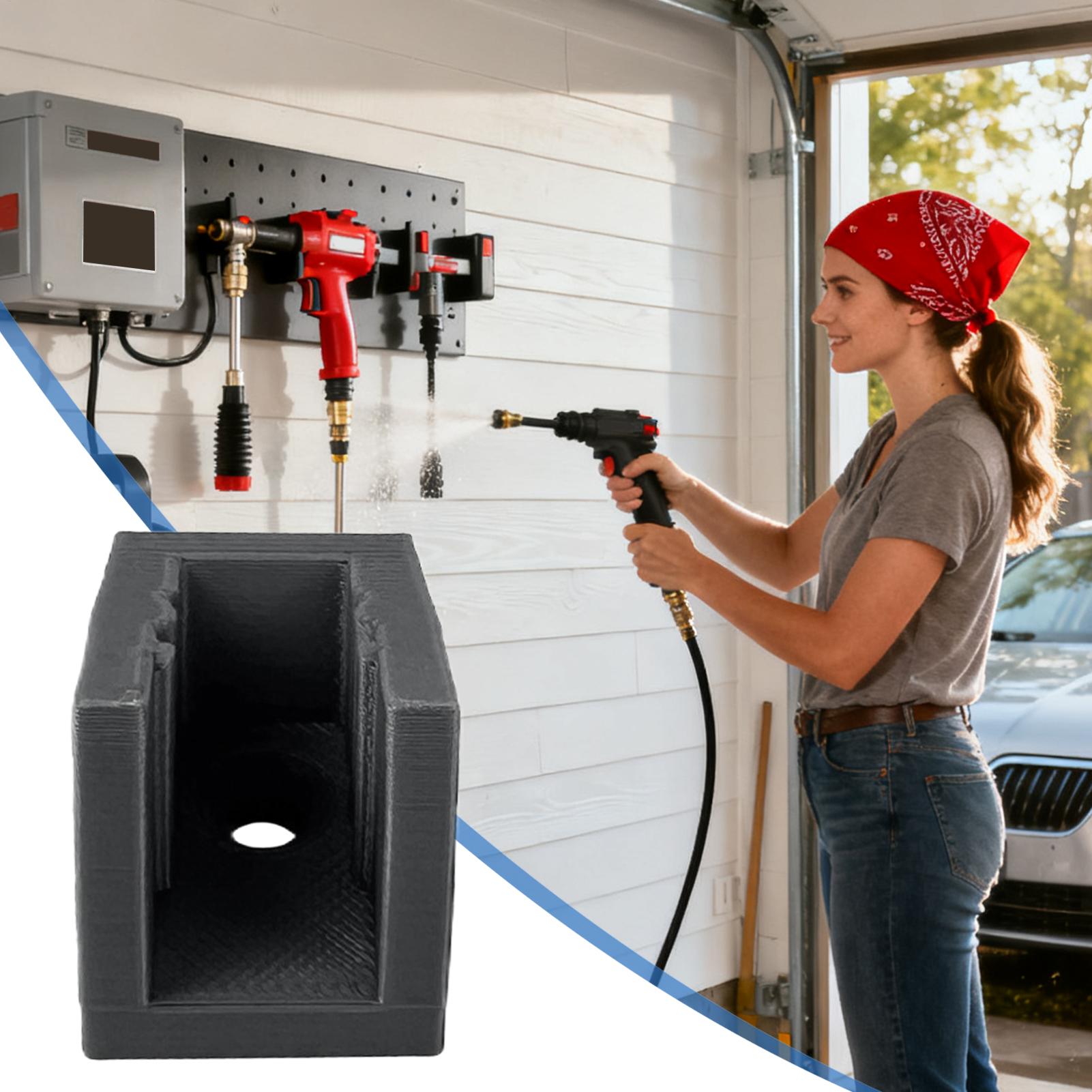 ガレージ壁用ツールラック10個入り タイヤ空気圧計ハンガー  - Workshop Tools Car のレビューと価格