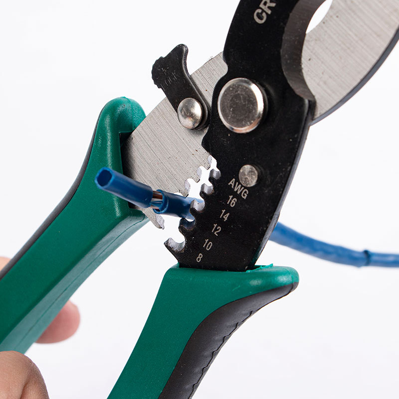1PC ケーブル切断ワイヤーストリッパーはさみストリッピング - Workshop Hand Tools のレビューと価格