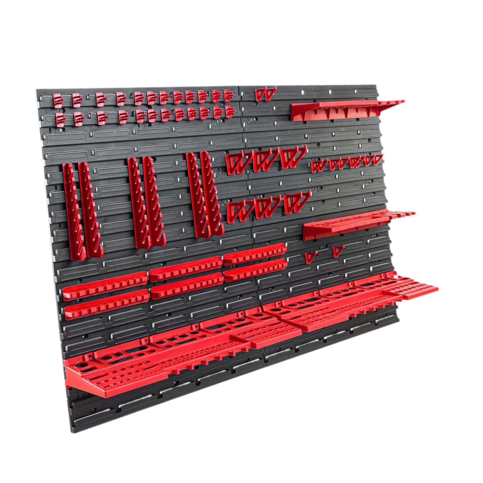 壁掛け式収納ビンと壁パネル付き多用途大容量パーツラック、ハー - Workshop Tools Toy のレビューと価格