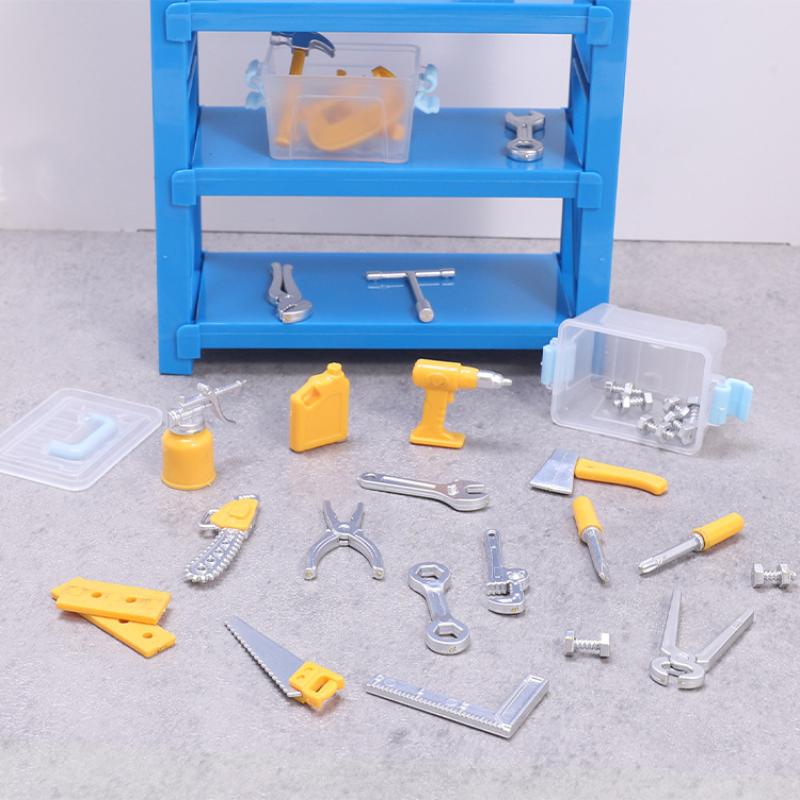 ドールハウスワークショップ ミニツールセット 1:12スケー - Workshop Tools Toy のレビューと価格