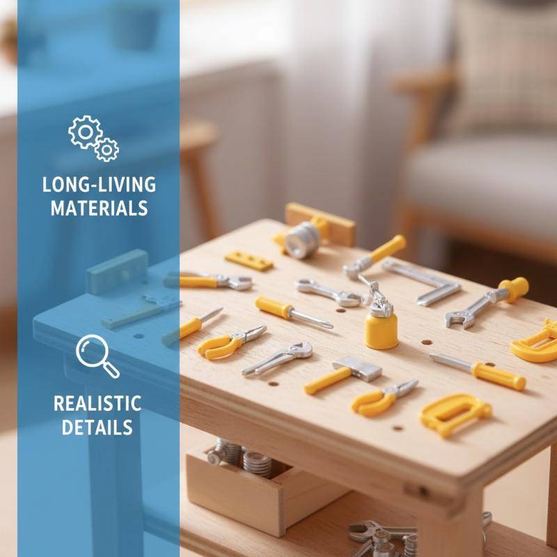 ドールハウスワークショップ ミニツールセット 1:12スケー - Workshop Tools Toy のレビューと価格